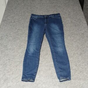 NYDJ Skinny Jeans Women's Size 10 Blue Stretch Dark Wash Denim